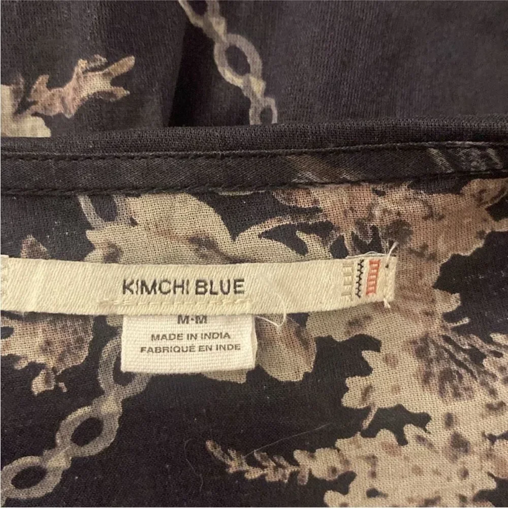 Kimchi Blue Floral Black Dress, M - Picture 12 of 13